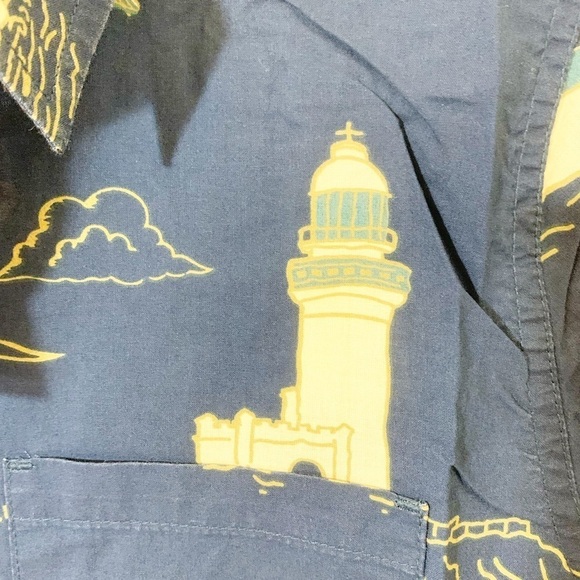 Banks 100% cotton NWT mariner print navy short sleeved - Picture 5 of 11